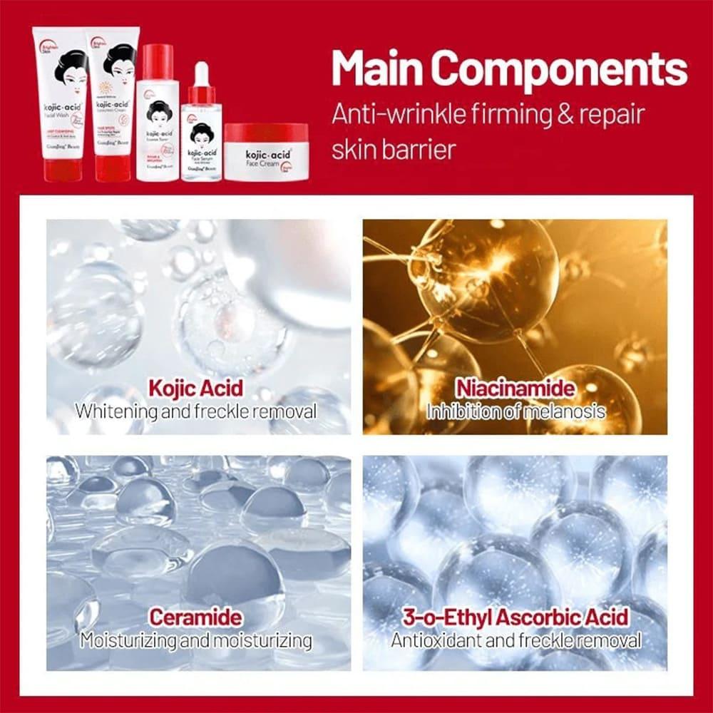GuanJing - Kojic Acid Skin Care Set (Original)